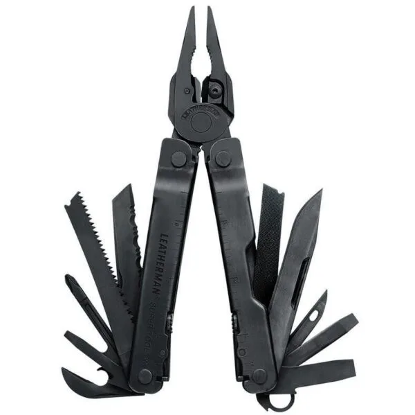 Мультитул Super Tool 300 Black с логотипом СПб - фото № 1