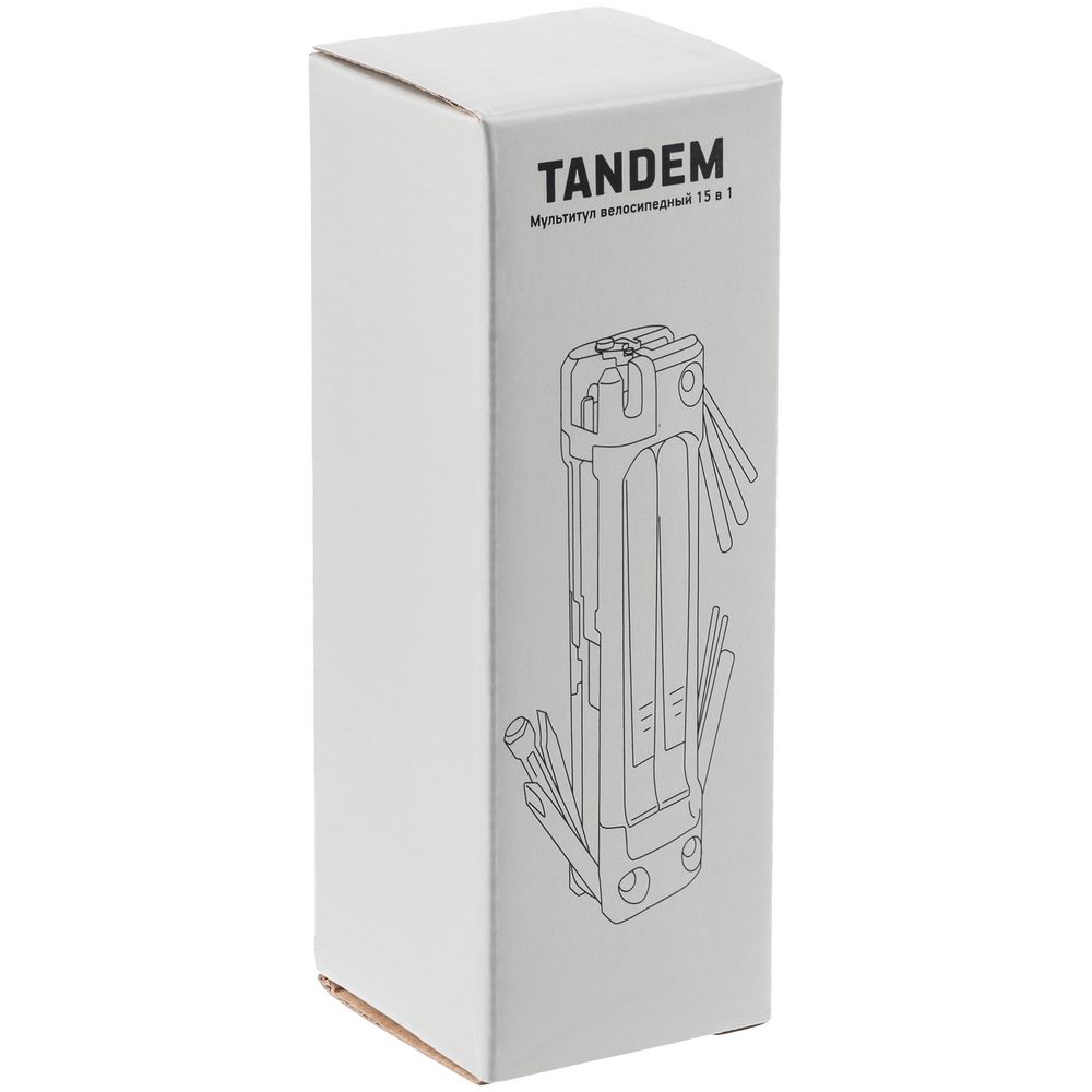 Мультитул велосипедный Tandem, серый с логотипом СПб - фото № 5