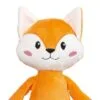 Мягкая игрушка Beastie Toys, лисенок с белым шарфом с логотипом СПб - фото № 3