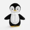 Мягкая игрушка Beastie Toys, пингвиненок с белым шарфом с логотипом СПб - фото № 1