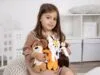 Мягкая игрушка Beastie Toys, собачка с белым шарфом с логотипом СПб - фото № 6