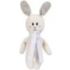 Мягкая игрушка Beastie Toys, заяц с белым шарфом с логотипом СПб - фото № 1