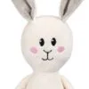 Мягкая игрушка Beastie Toys, заяц с белым шарфом с логотипом СПб - фото № 5
