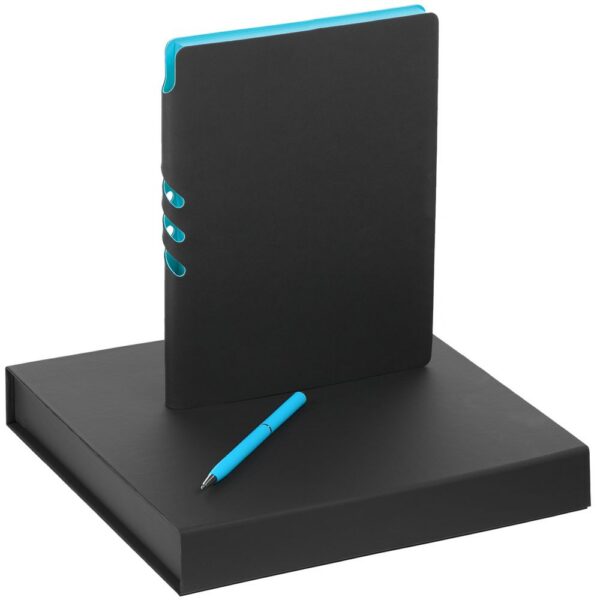 Набор Flexpen Black, бирюзовый с логотипом СПб - фото № 1