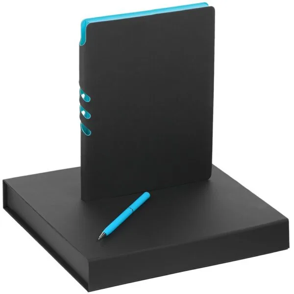 Набор Flexpen Black, бирюзовый с логотипом СПб - фото № 1