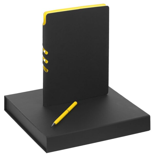 Набор Flexpen Black, желтый с логотипом СПб - фото № 1