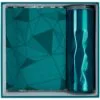 Набор Gems: ежедневник и термостакан, бирюзовый с логотипом СПб - фото № 2
