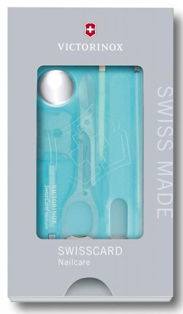 Набор инструментов SwissCard Nailcare, голубой с логотипом СПб - фото № 2