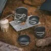 Набор посуды Naturehike NH18T018-G, серый с логотипом СПб - фото № 2