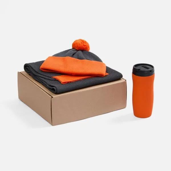 Набор Snappy Form, оранжевый с логотипом СПб - фото № 1