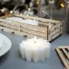 Набор свечей Snowflame, 8 см с логотипом СПб - фото № 2