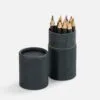Набор цветных карандашей Pencilvania Tube Plus, черный с логотипом СПб - фото № 2