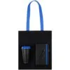 Набор Velours Bag, черный с синим с логотипом СПб - фото № 2