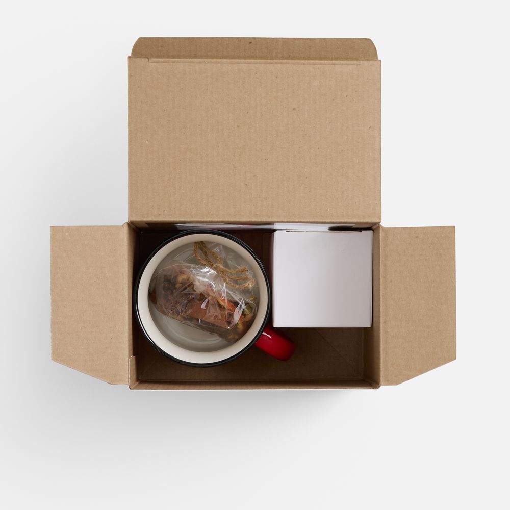 Набор Warm Holly, красный с логотипом СПб - фото № 2