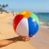 Надувной пляжный мяч Sunny Fun с логотипом СПб - фото № 2
