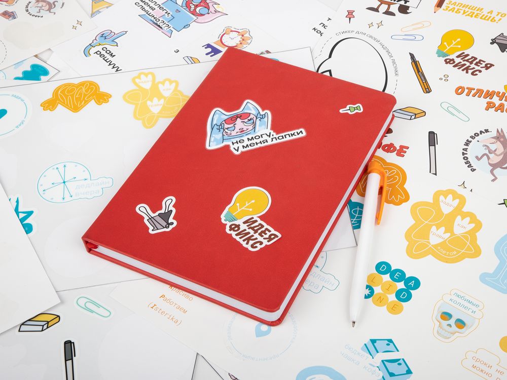 Наклейки ПВХ Sticker Pack на заказ, L с логотипом СПб - фото № 6