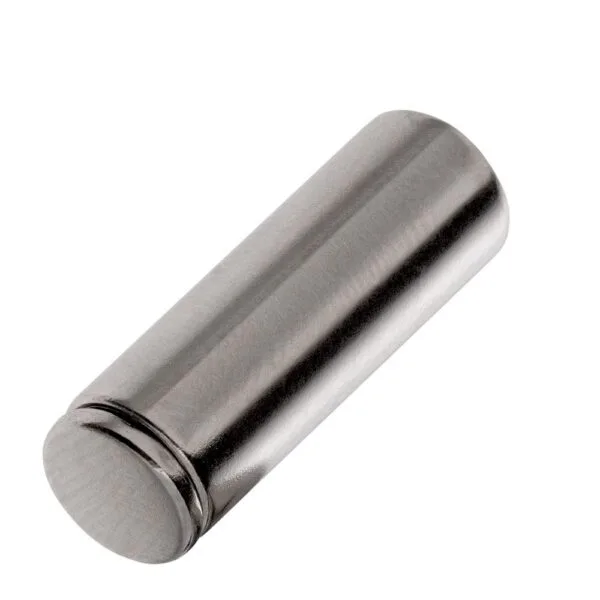 Наконечник для шнурка Nozzle, серебристый (хром) с логотипом СПб - фото № 1