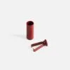 Наконечник для шнурка Nozzle, ver.2, красный с логотипом СПб - фото № 3