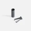 Наконечник для шнурка Nozzle, ver.2, серый с логотипом СПб - фото № 3
