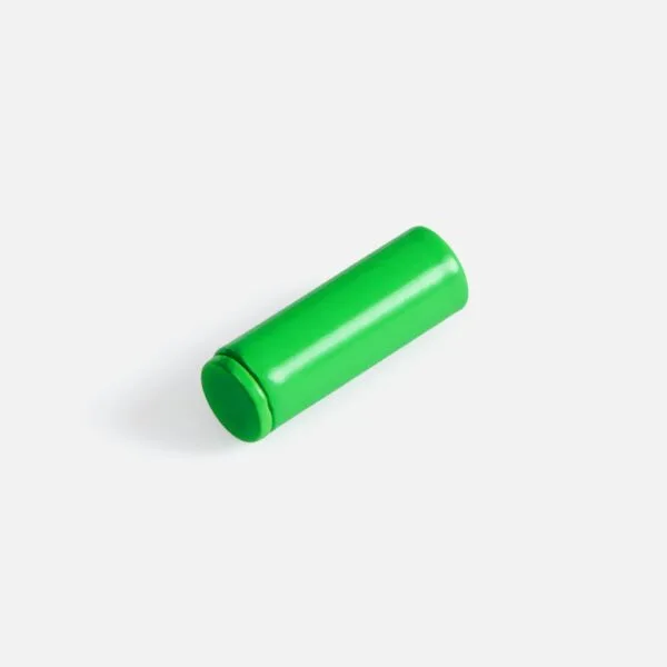 Наконечник для шнурка Nozzle, ver.2, зеленый неон с логотипом СПб - фото № 1