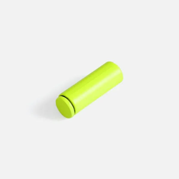 Наконечник для шнурка Nozzle, ver.2, желтый неон с логотипом СПб - фото № 1