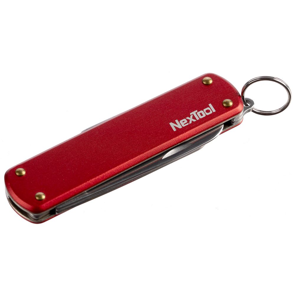 Нож-брелок NexTool Mini, красный с логотипом СПб - фото № 2