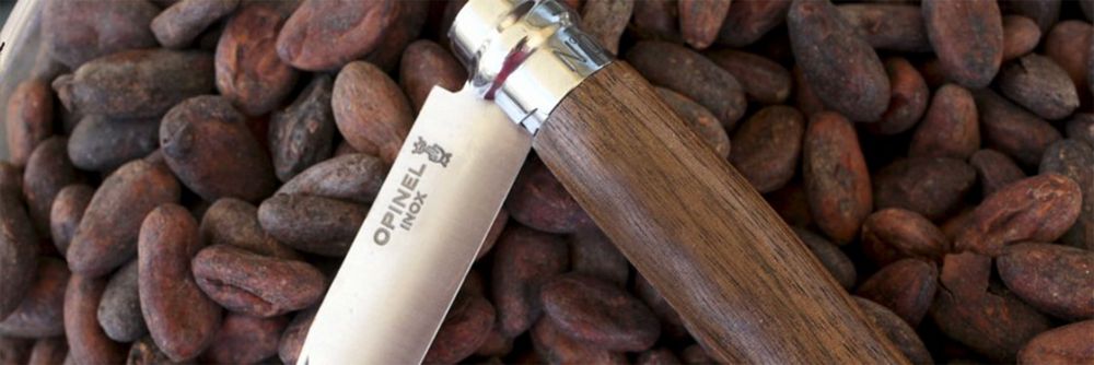 Нож Opinel No 8, орех с логотипом СПб - фото № 2