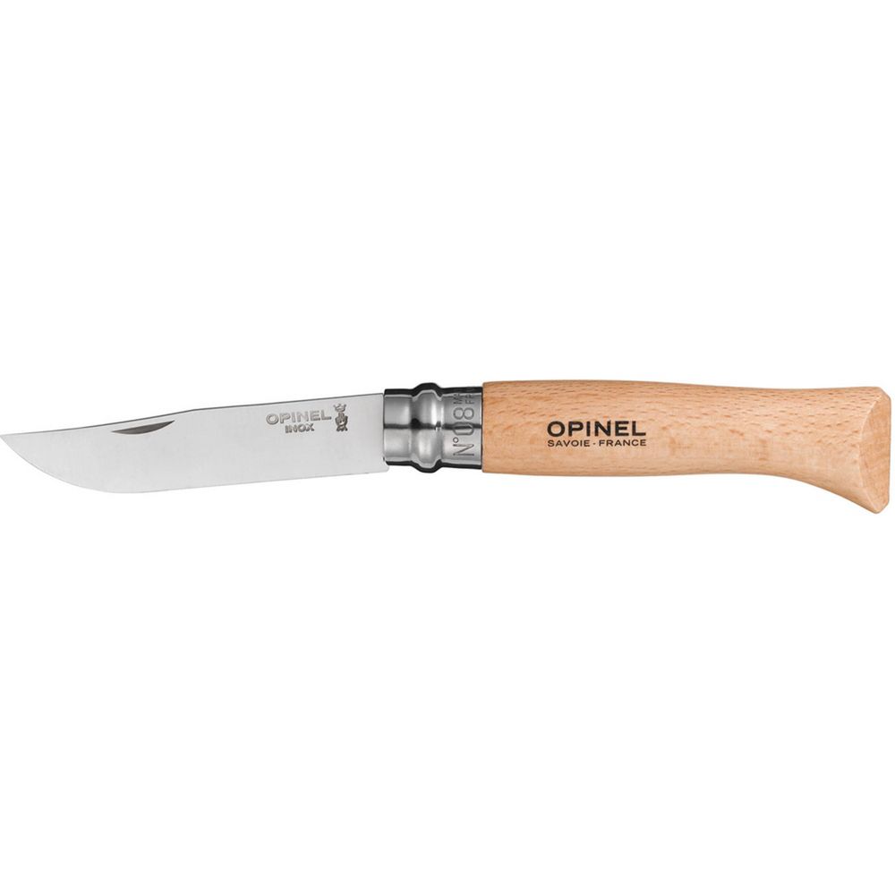 Нож Opinel No 9, дуб с логотипом СПб - фото № 2