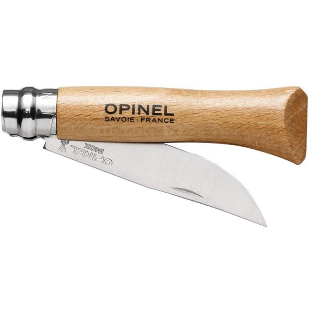 Нож Opinel No 9, дуб с логотипом СПб - фото № 3