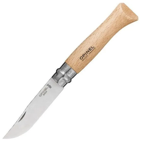 Нож Opinel No 9, дуб с логотипом СПб - фото № 1