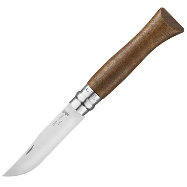 Нож Opinel No 9, орех с логотипом СПб - фото № 1