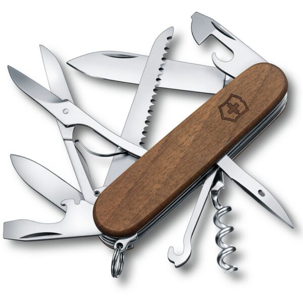 Нож перочинный Huntsman Wood 91 с логотипом СПб - фото № 1