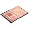 Обложка для паспорта Shall, черная с логотипом СПб - фото № 4