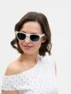 Очки солнцезащитные Sundance, ver.2, белые с логотипом СПб - фото № 6