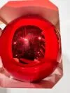 Оформительский шар Finery, 8 см, глянцевый красный с логотипом СПб - фото № 4