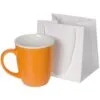 Пакет бумажный под кружку Cupfull, белый с логотипом СПб - фото № 4