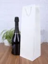 Пакет под бутылку Vindemia, белый с логотипом СПб - фото № 5