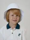 Панама детская Challenge Kids, красная с логотипом СПб - фото № 5