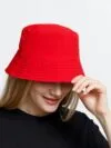 Панама Nylon двусторонняя, темно-синяя с красным с логотипом СПб - фото № 5