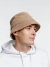 Панама Soft Core, бежевая с логотипом СПб - фото № 5