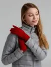 Перчатки Real Talk, красные с логотипом СПб - фото № 5