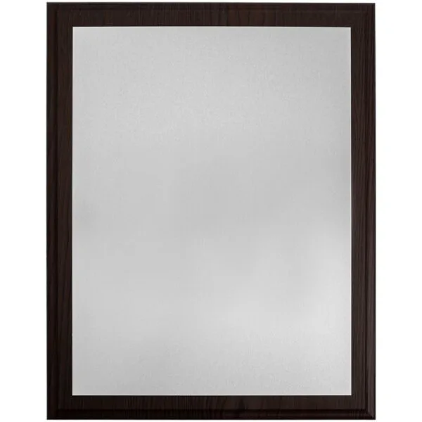 Плакетка Plaque XL, венге с серебристой пластиной с логотипом СПб - фото № 1