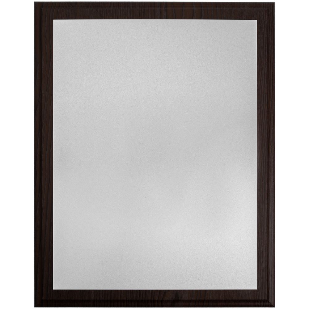 Плакетка Plaque XL, венге с серебристой пластиной с логотипом СПб - фото № 1