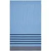 Плед Friolenta, синий с голубым с логотипом СПб - фото № 3