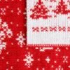 Плед Holidale, красный с молочным с логотипом СПб - фото № 6