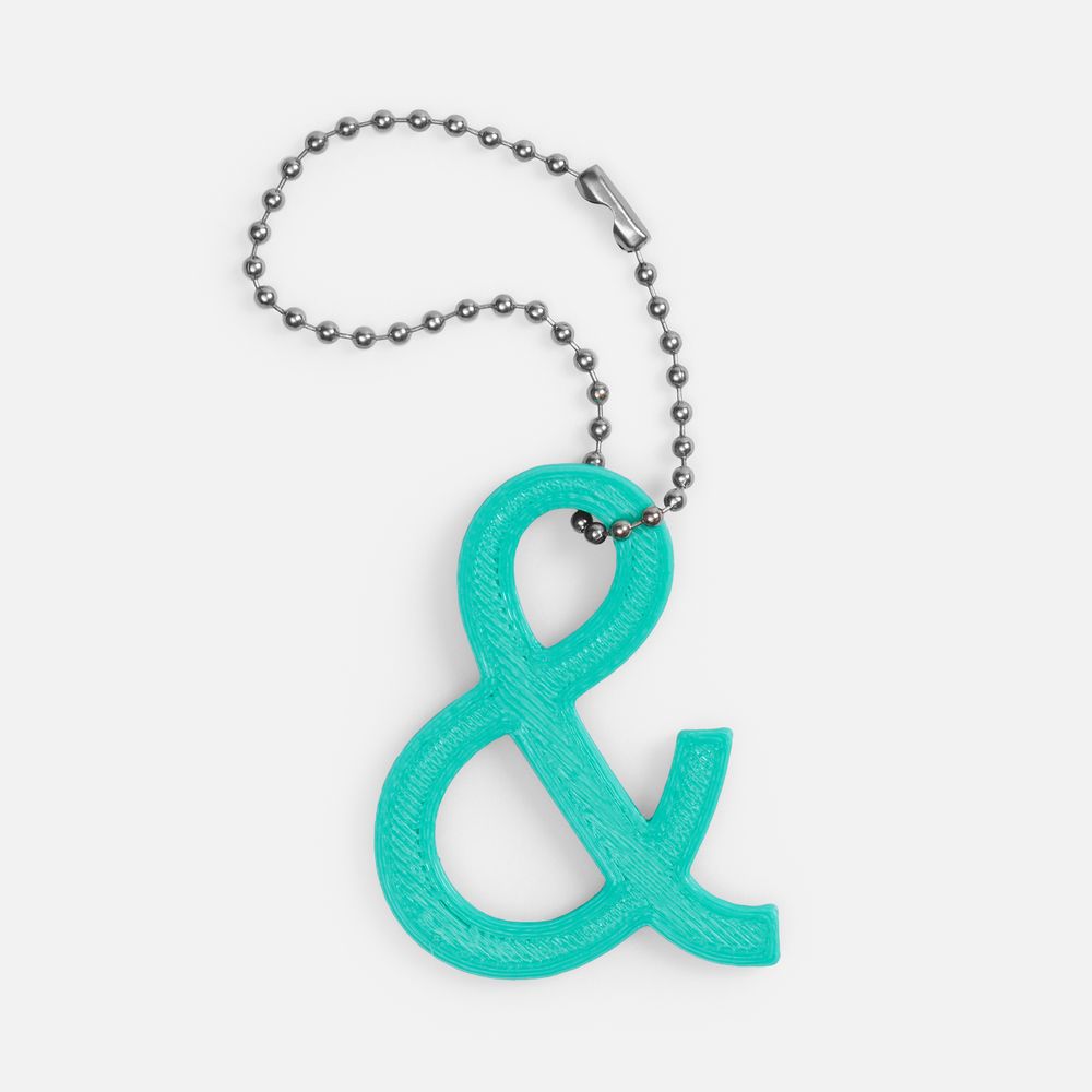 Подвеска Symbol, 3D-печать на заказ, амперсанд с логотипом СПб - фото № 4