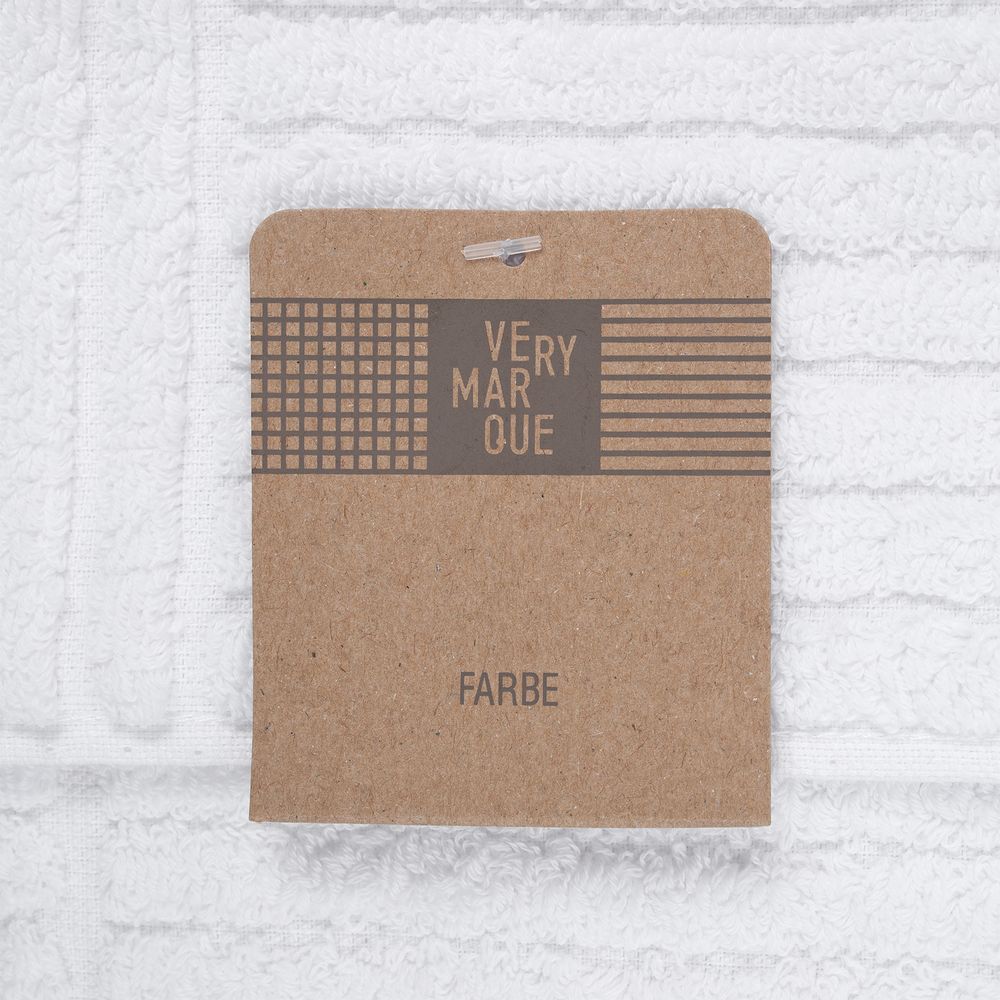Полотенце Farbe, среднее, белое с логотипом СПб - фото № 5