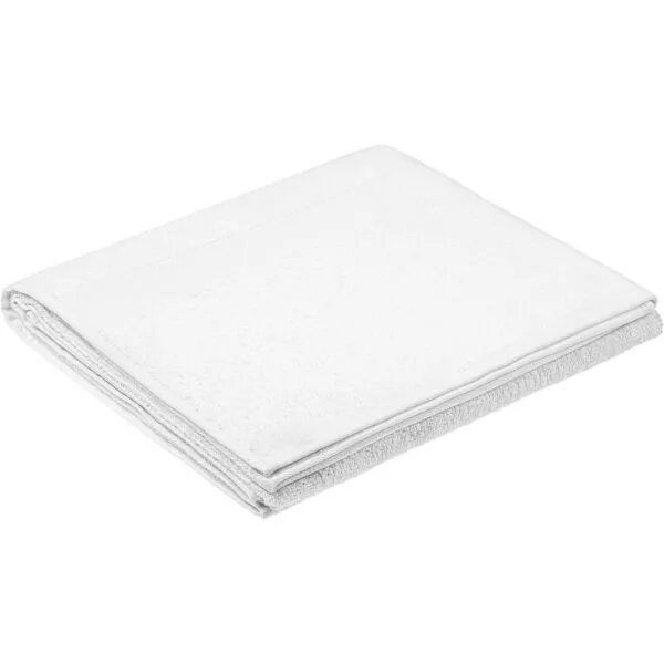 Полотенце Soft Me Light XL, белое с логотипом СПб - фото № 1