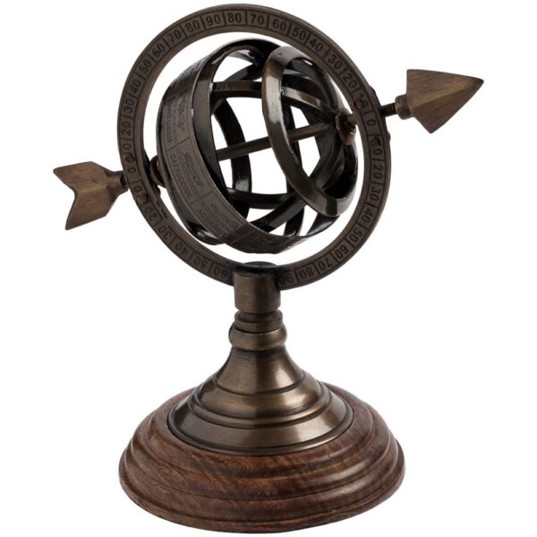 Пресс-папье Sundial, латунь с логотипом СПб - фото № 1