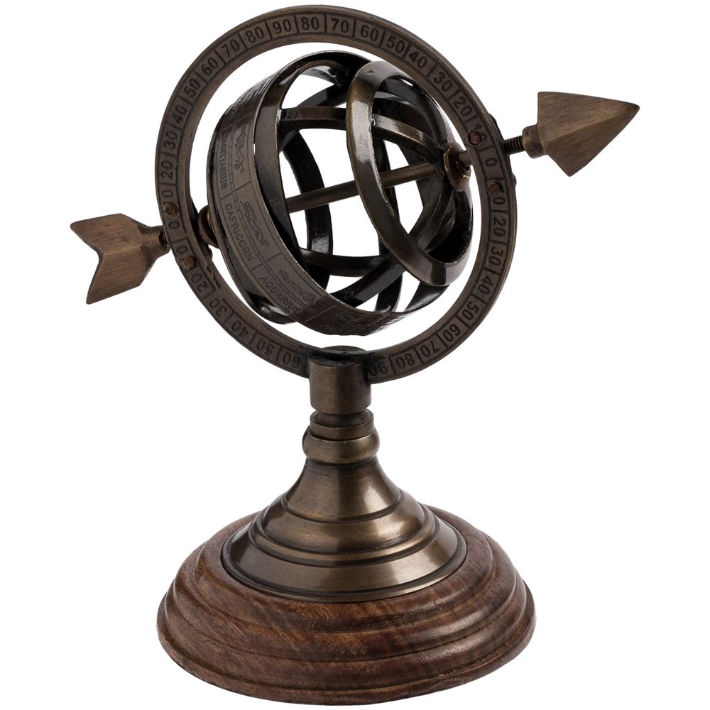 Пресс-папье Sundial, латунь с логотипом СПб - фото № 1